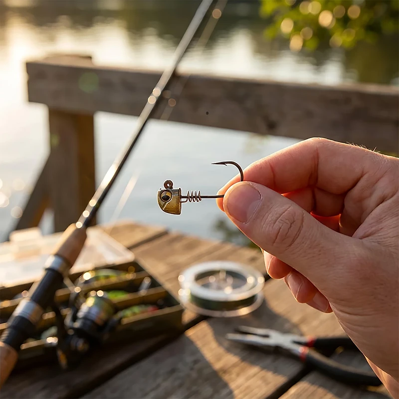 No Live Bait Needed 3 Jig Heads 3-Pack
