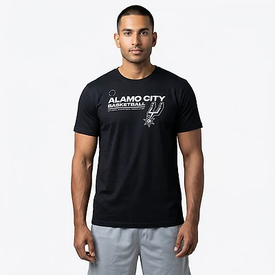 Fanatics Men's San Antonio Spurs Steadfast Effort Short Sleeve T-shirt