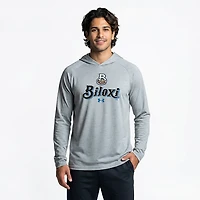 Under Armour Men's Shuckers Batter Up Tech Stretch Long Sleeve Hooded T-shirt