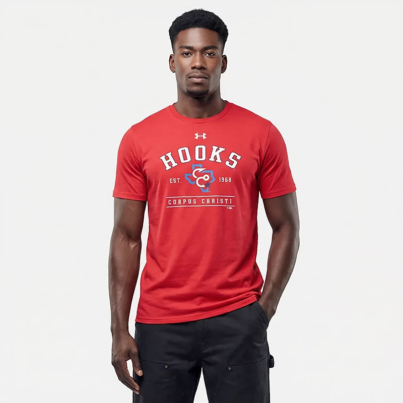 Under Armour Men's Hooks Pine Tar Performance T-shirt