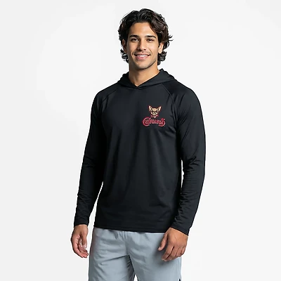 Under Armour Men's Chihuahuas Forkball Tech Stretch Long Sleeve Hooded T-shirt