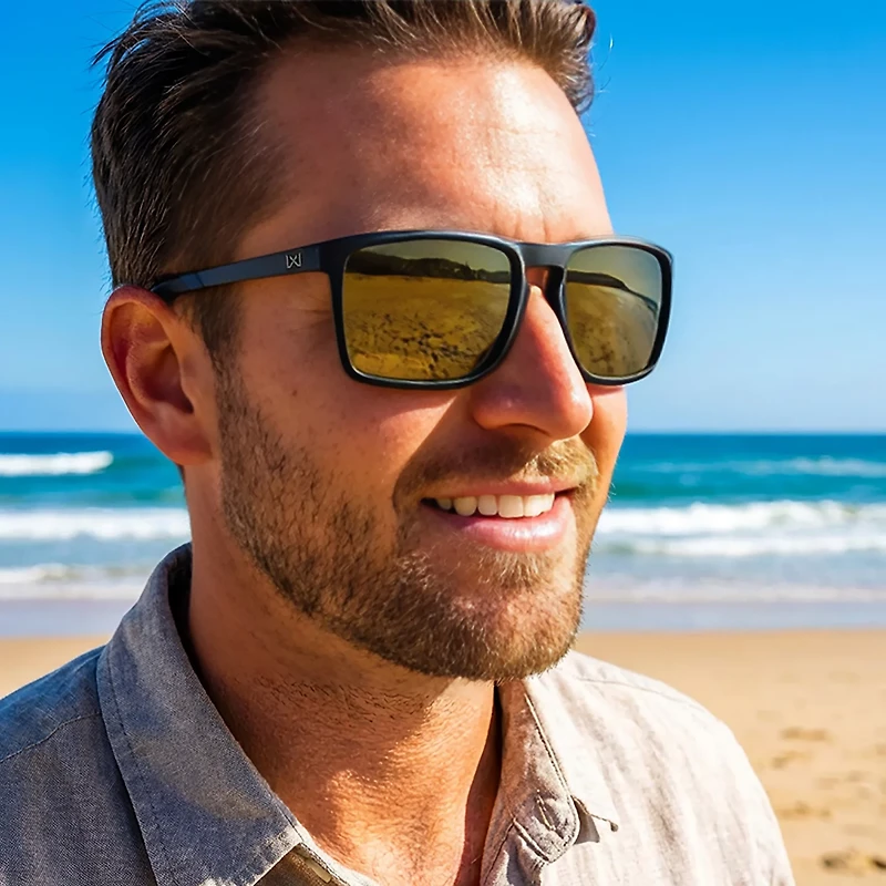 Wiley X Axe Captivate Matte Black Tungsten Polarized Mirrored Lens Sunglasses