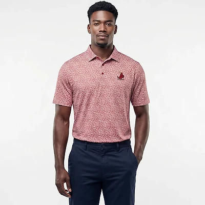 Antigua Men's St. Louis Cardinals Field Ditsy Polo