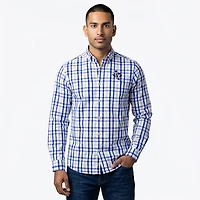 Antigua Men's Texas Rangers Tending 2 Long Sleeve Button Down Shirt