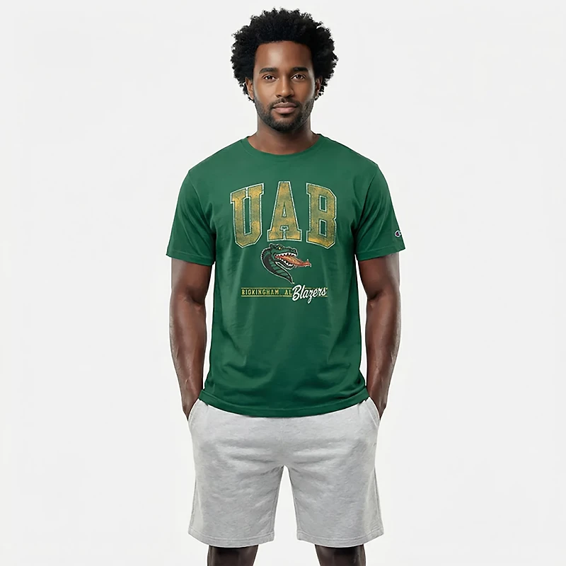 Champion Men's Alabama-Birmingham Big Logo Stadium T-shirt