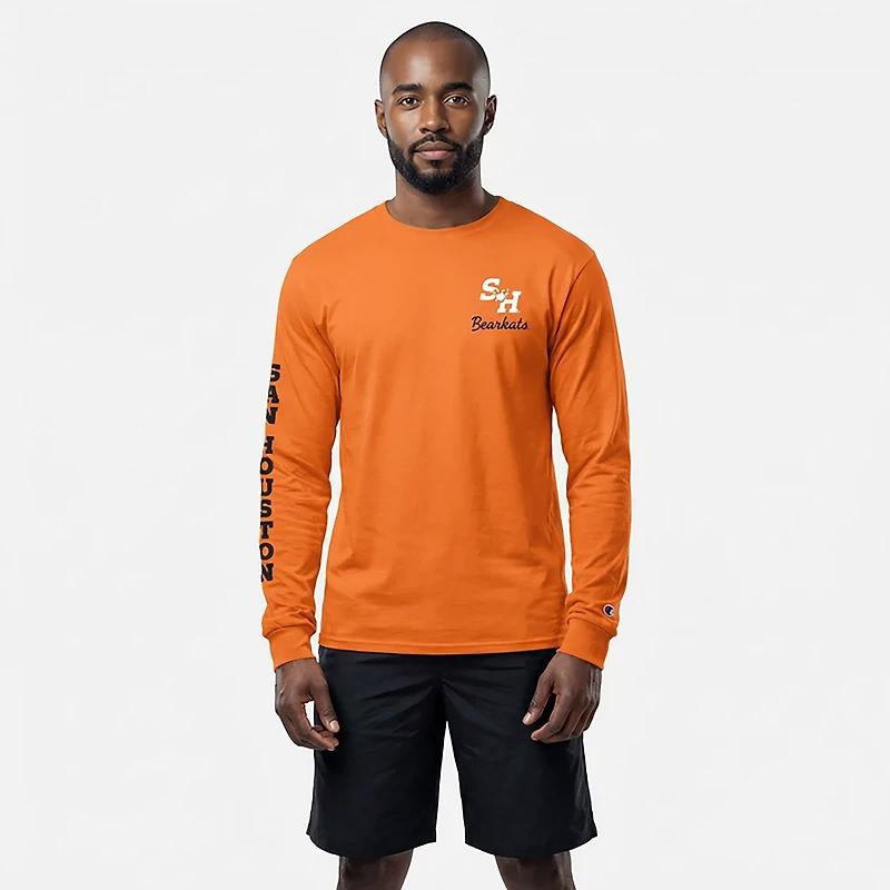 Champion Men's Sam Houston State 3 Hits Stadium Long Sleeve T-shirt
