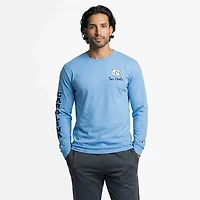 Champion Men's UNC 3 Hits Stadium Long Sleeve T-shirt
