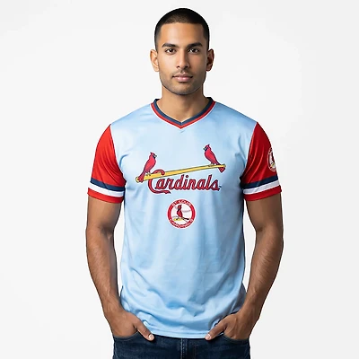 Stitches Men's St. Louis Cardinals 25 Bombs Away Shirzy Short Sleeve T-shirt