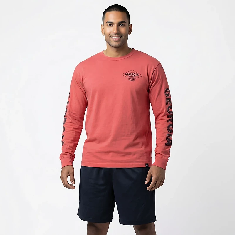 '47 Men's Georgia Bulldogs Cairn Ravine Foundation Long Sleeve T-shirt