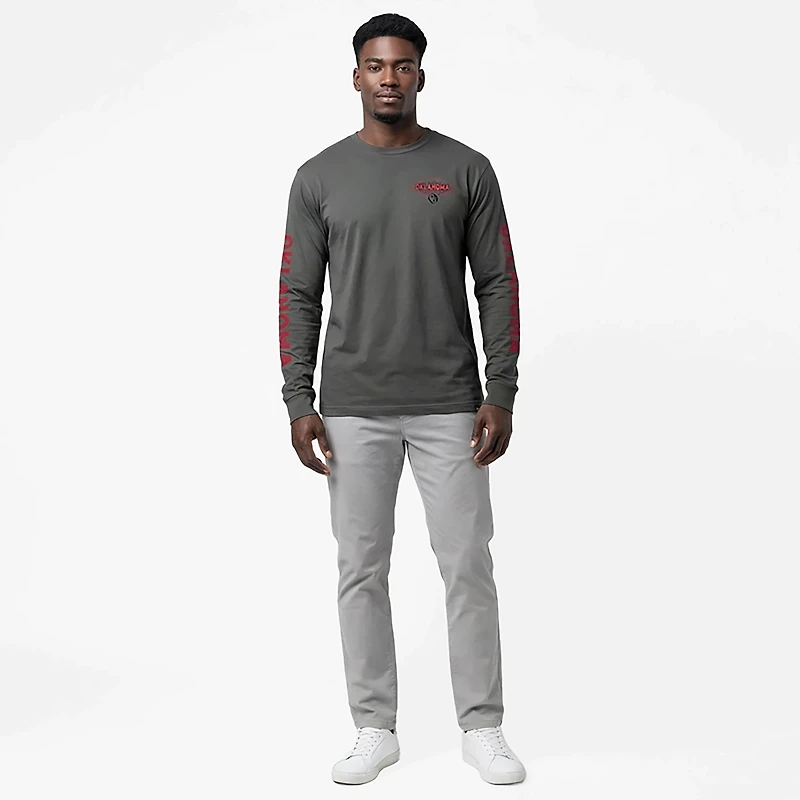 '47 Men's Oklahoma Sooners Cairn Ravine Foundation Long Sleeve T-shirt