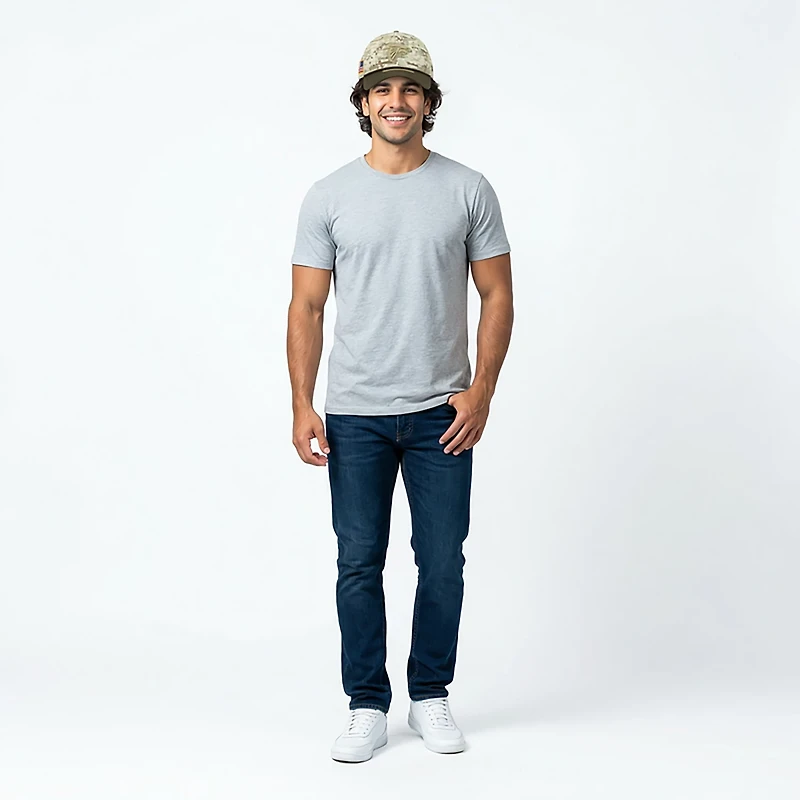 New Era Men's Falcons 25 Salute to Service Camo 39THIRTY Cap