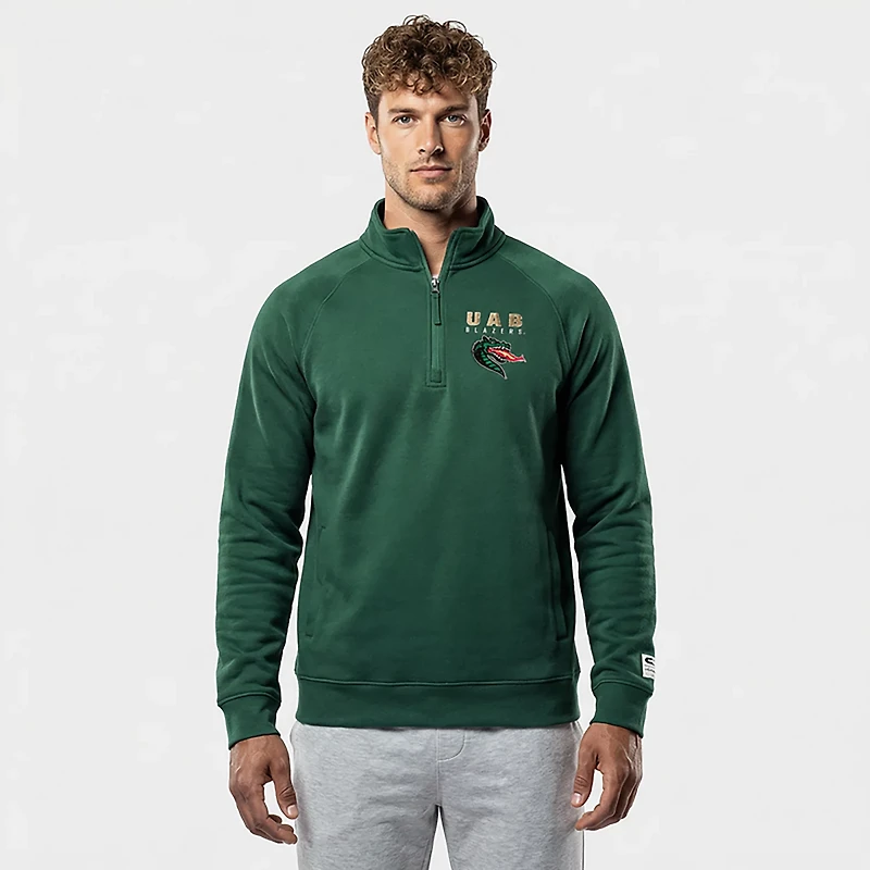 Colosseum Athletics Men's Alabama-Birmingham Nial 1/4 Zip Pullover
