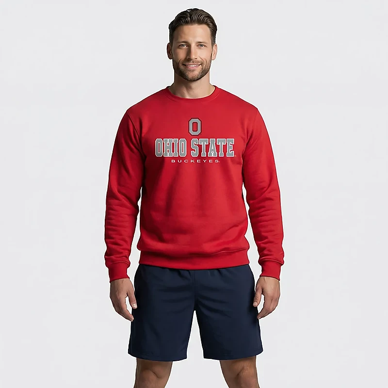 Colosseum Athletics Men's Ohio State Zayn Crew Sweatshirt