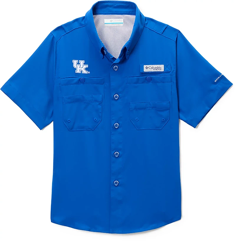 Columbia Sportswear Kids' University of Kentucky CLG Tamiami Button Up Shirt