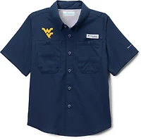 Columbia Sportswear Kids' West Virginia University CLG Tamiami Button Up Shirt