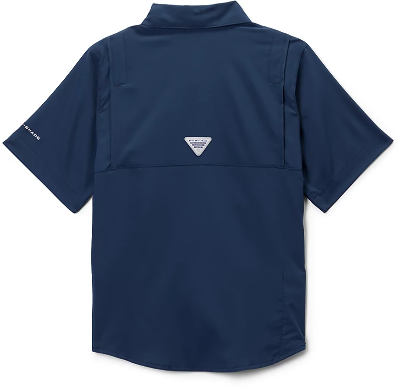 Columbia Sportswear Kids' West Virginia University CLG Tamiami Button Up Shirt