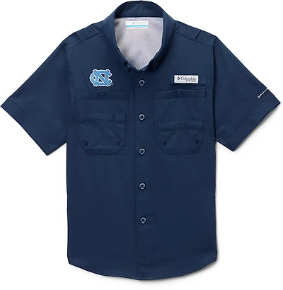 Columbia Sportswear Kids' University of North Carolina CLG Tamiami Button Up Shirt