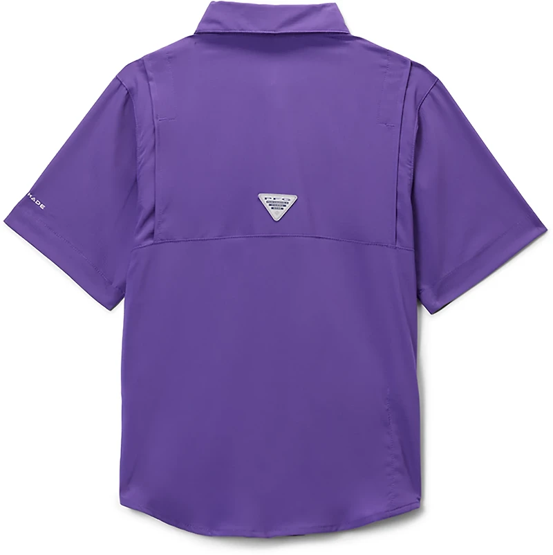 Columbia Sportswear Kids' Louisiana State University CLG Tamiami Button Up Shirt