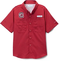 Columbia Sportswear Kids' University of South Carolina CLG Tamiami Button Up Shirt