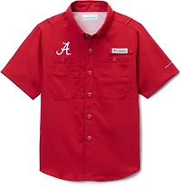 Columbia Sportswear Kids' University of Alabama CLG Tamiami Button Up Shirt