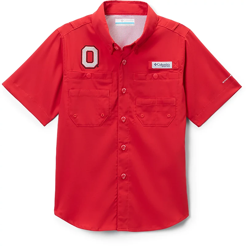 Columbia Sportswear Kids' Ohio State University CLG Tamiami Button Up Shirt