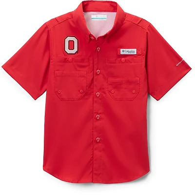 Columbia Sportswear Kids' Ohio State University CLG Tamiami Button Up Shirt