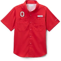 Columbia Sportswear Kids' Ohio State University CLG Tamiami Button Up Shirt