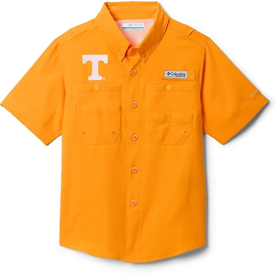 Columbia Sportswear Kids' University of Tennessee CLG Tamiami Button Up Shirt