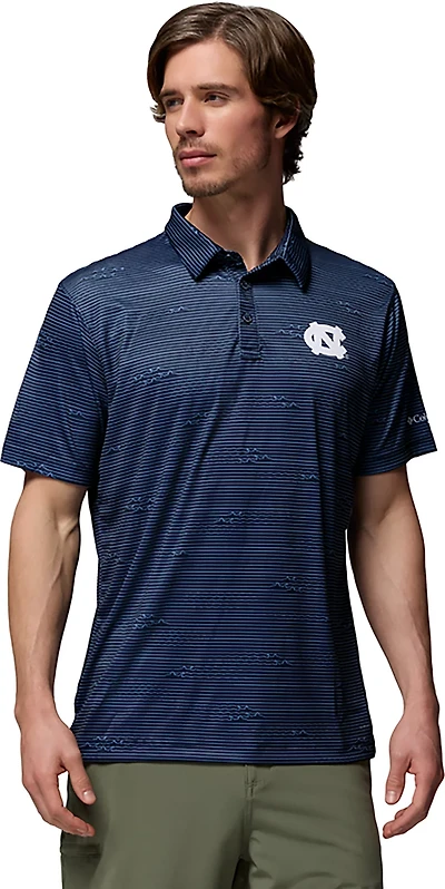 Columbia Sportswear Men's University of North Carolina CLG Super Terminal Tackle Polo Shirt