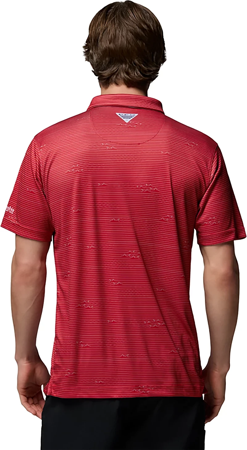 Columbia Sportswear Men's Ohio State University CLG Super Terminal Tackle Polo Shirt
