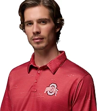Columbia Sportswear Men's Ohio State University CLG Super Terminal Tackle Polo Shirt