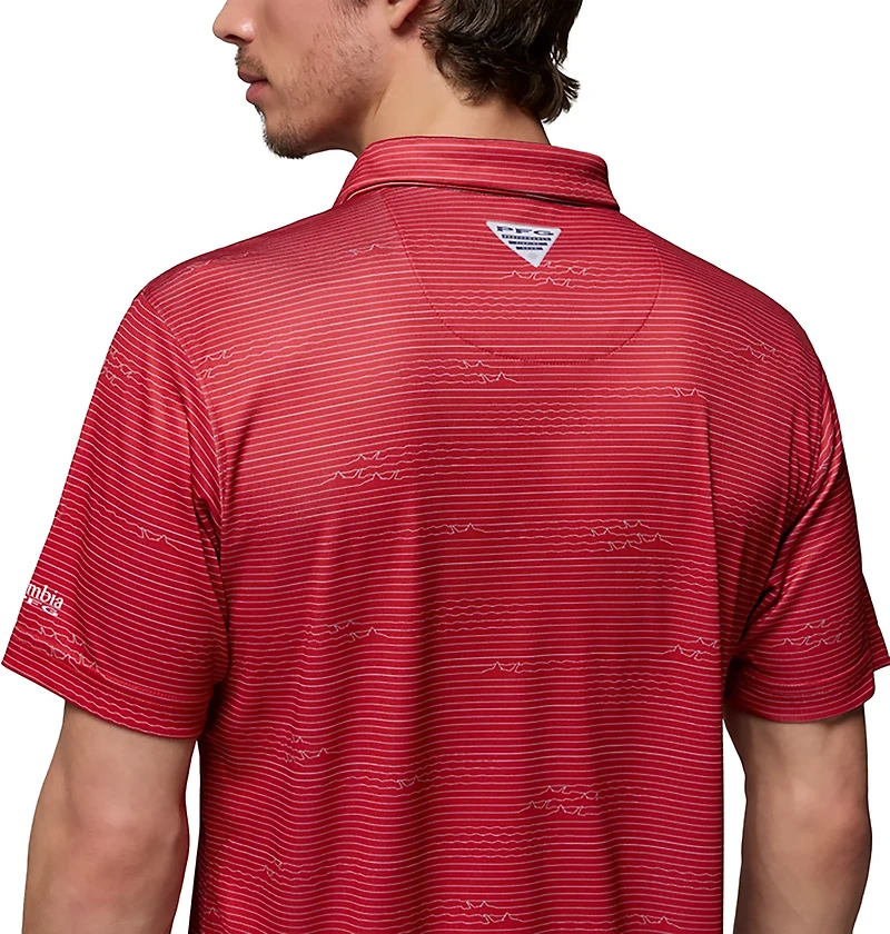Columbia Sportswear Men's Ohio State University CLG Super Terminal Tackle Polo Shirt