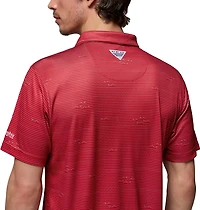 Columbia Sportswear Men's Ohio State University CLG Super Terminal Tackle Polo Shirt