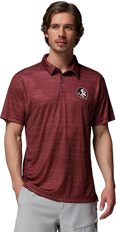 Columbia Sportswear Men's Florida State University CLG Super Terminal Tackle Polo Shirt