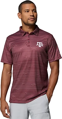 Columbia Sportswear Men's Texas A&M University CLG Super Terminal Tackle Polo Shirt