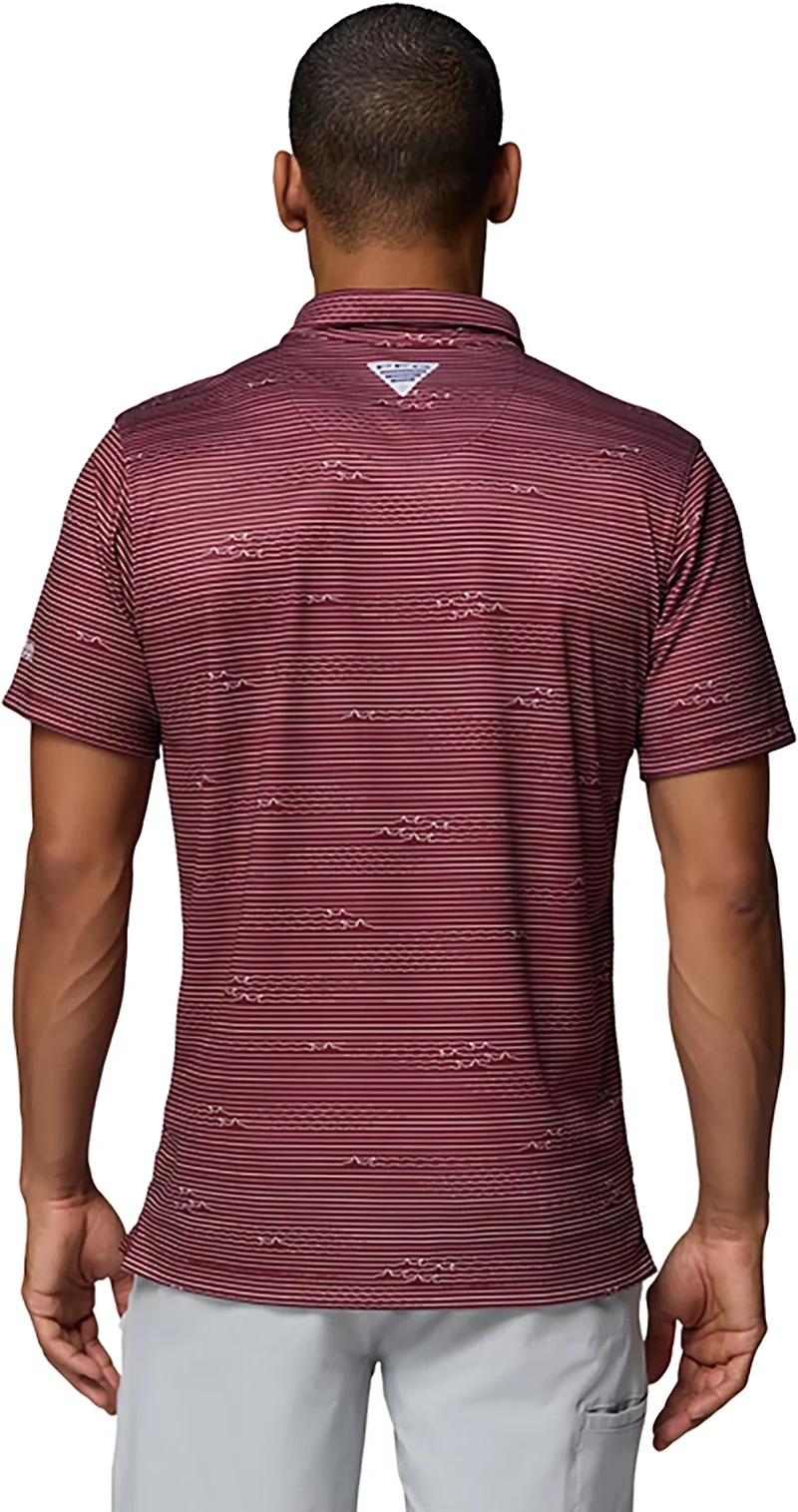 Columbia Sportswear Men's Texas A&M University CLG Super Terminal Tackle Polo Shirt