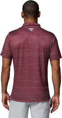 Columbia Sportswear Men's Texas A&M University CLG Super Terminal Tackle Polo Shirt