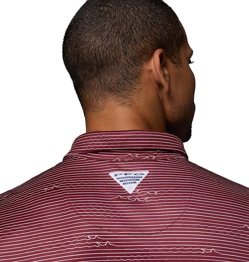 Columbia Sportswear Men's Texas A&M University CLG Super Terminal Tackle Polo Shirt