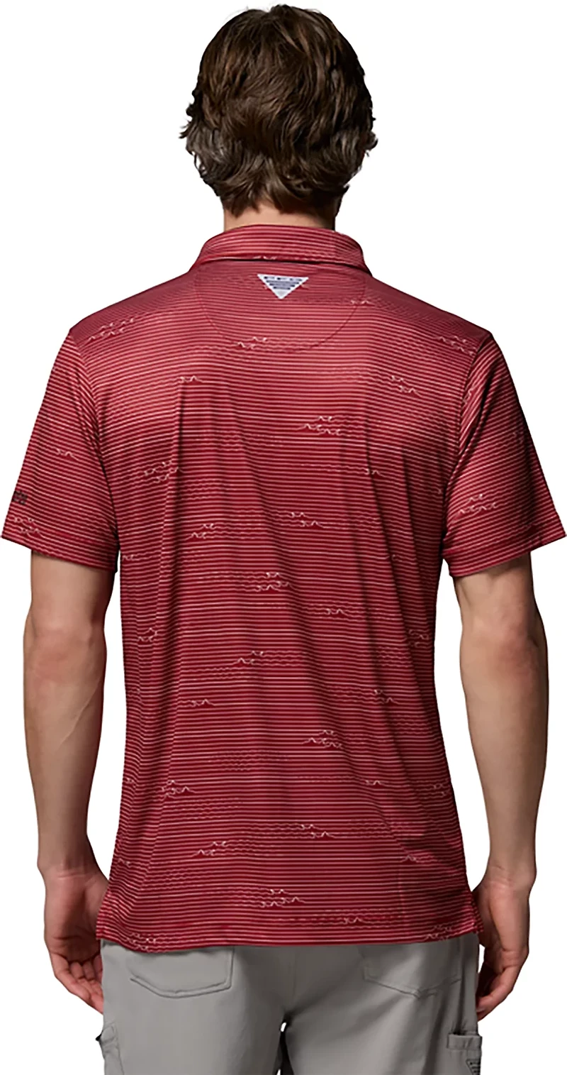 Columbia Sportswear Men's University of Arkansas CLG Super Terminal Tackle Polo Shirt