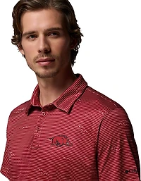 Columbia Sportswear Men's University of Arkansas CLG Super Terminal Tackle Polo Shirt