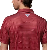 Columbia Sportswear Men's University of Arkansas CLG Super Terminal Tackle Polo Shirt