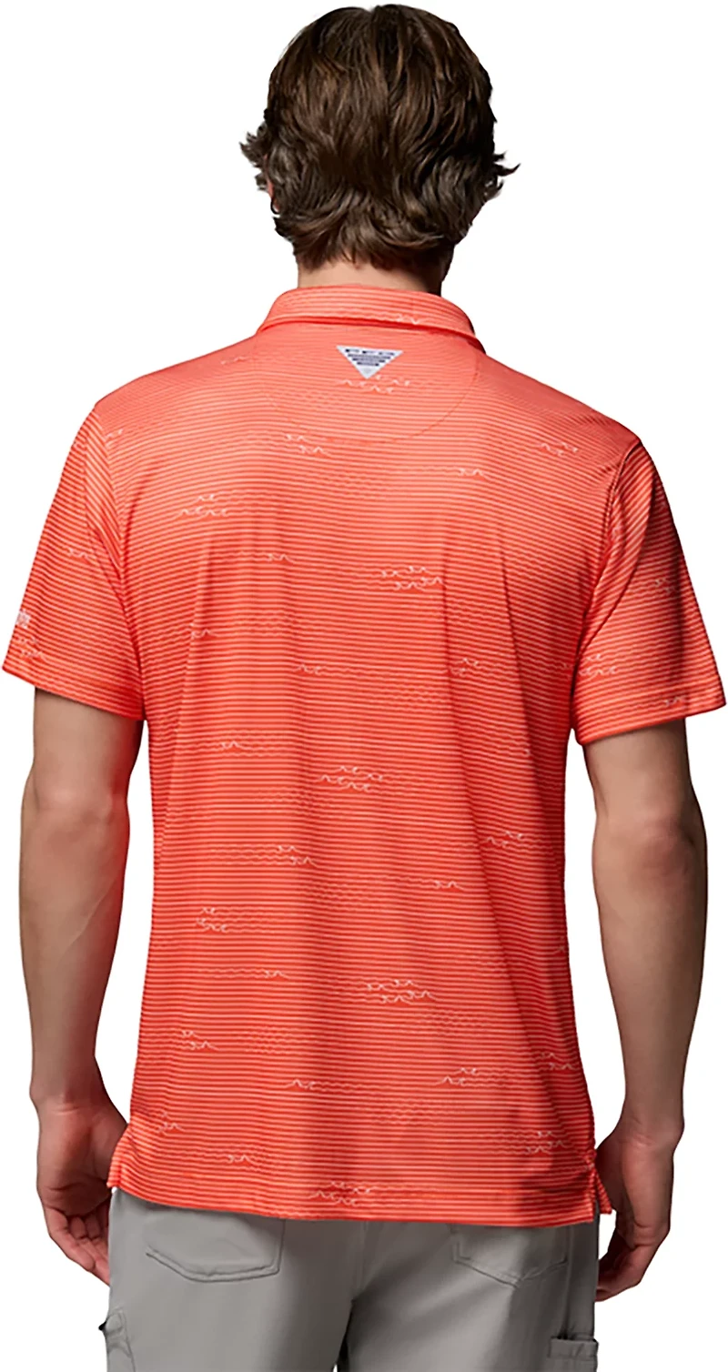 Columbia Sportswear Men's Clemson University CLG Super Terminal Tackle Polo Shirt