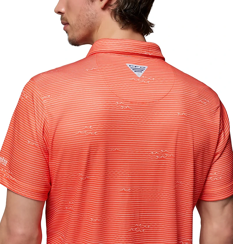 Columbia Sportswear Men's Clemson University CLG Super Terminal Tackle Polo Shirt