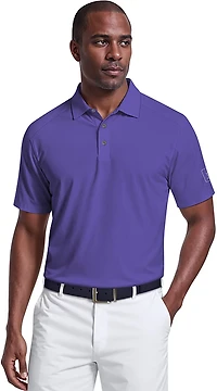 PGA TOUR Men's Solid Cooling Texture Polo Shirt