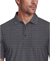 PGA Tour Men's Short Sleeve Confetti Geo Printed Polo
