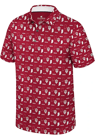 Colosseum Athletics Kids' Indiana University Truthsayer Polo Shirt