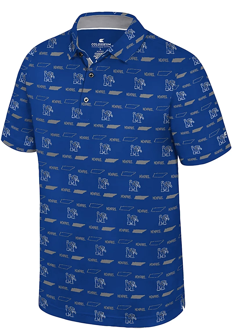 Colosseum Athletics Kids' University of Memphis Truthsayer Polo Shirt