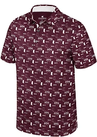 Colosseum Athletics Kids' Mississippi State University Truthsayer Polo Shirt
