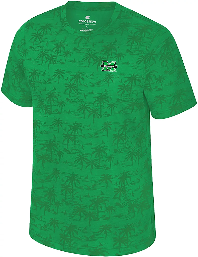Colosseum Athletics Men's Marshall University Fremen Palm Graphic T-shirt