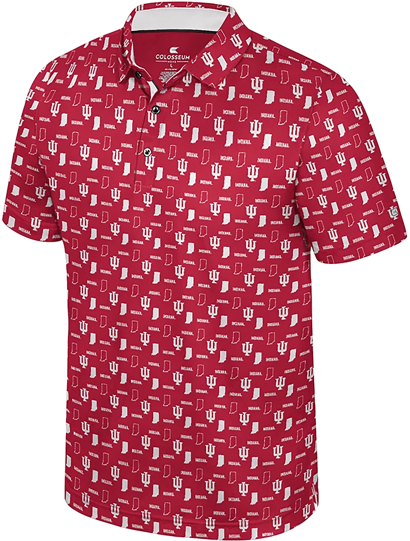 Colosseum Athletics Men's Indiana University Truthsayer Polo Shirt